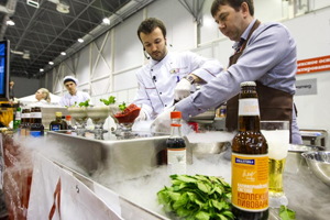 На Международной выставке «HorexSiberia. Пивная ярмарка Сибири - 2014» было представлено высокое искусство пивной кулинарии