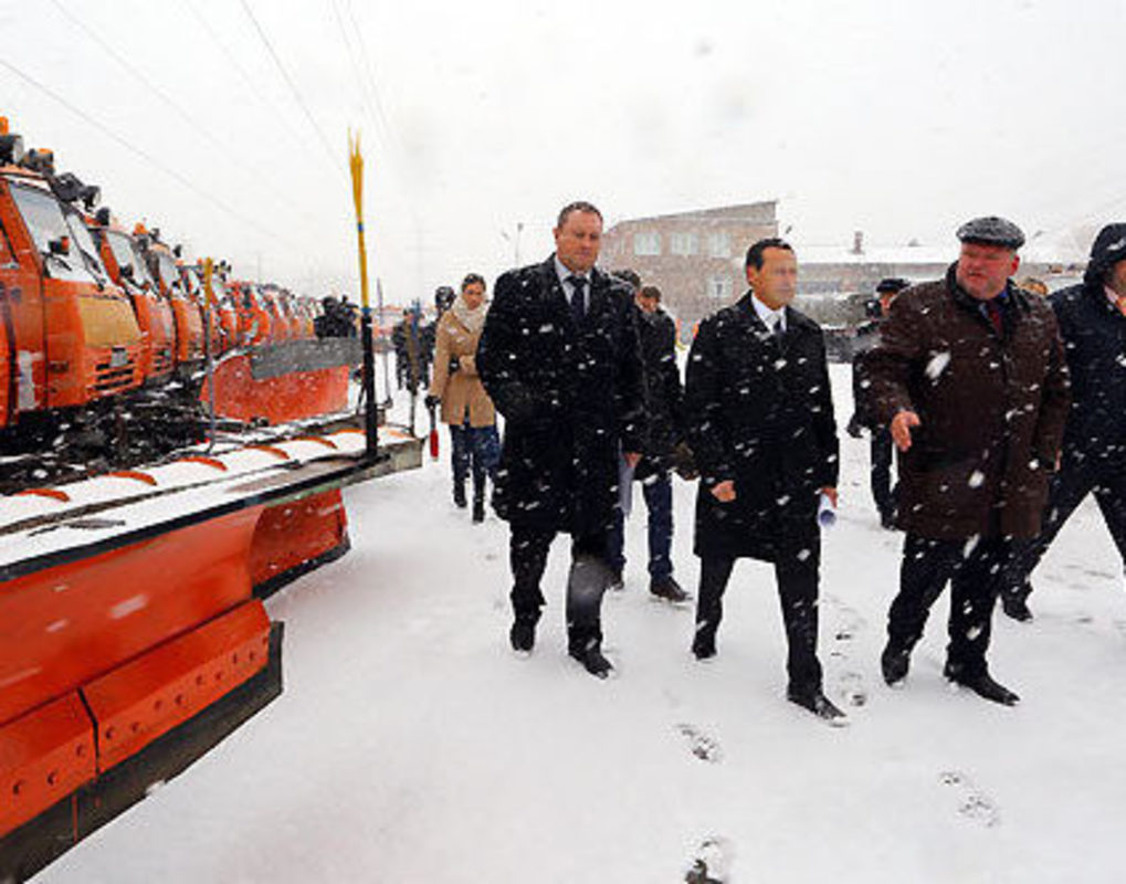 Дорожные службы Красноярска переведены на усиленный режим работы