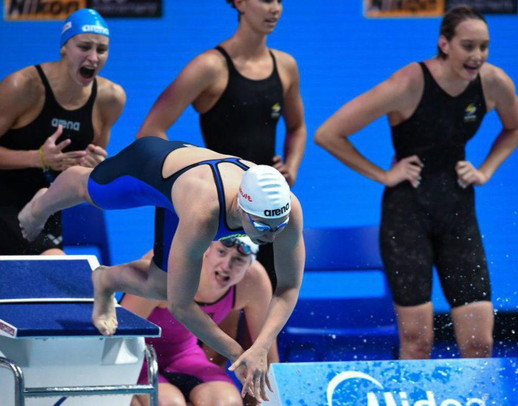 Сборная России по плаванию с Опенышевой в составе установила рекорд страны