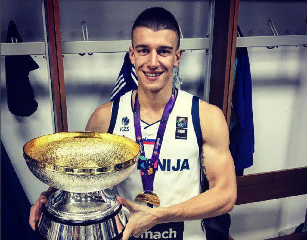 Словенский легионер «Енисея» стал чемпионом Европы по баскетболу