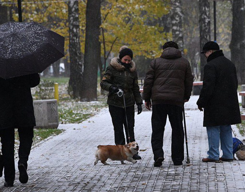 В Красноярске ожидается пасмурная погода с дождем и снегом