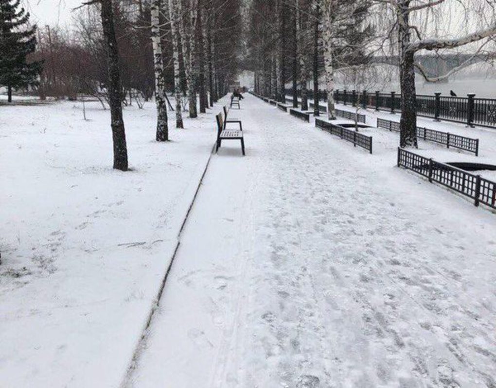 На выходных в Красноярске потеплеет до -1°C