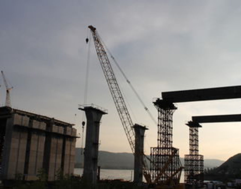 На строительство нового моста через Енисей отводят пять лет