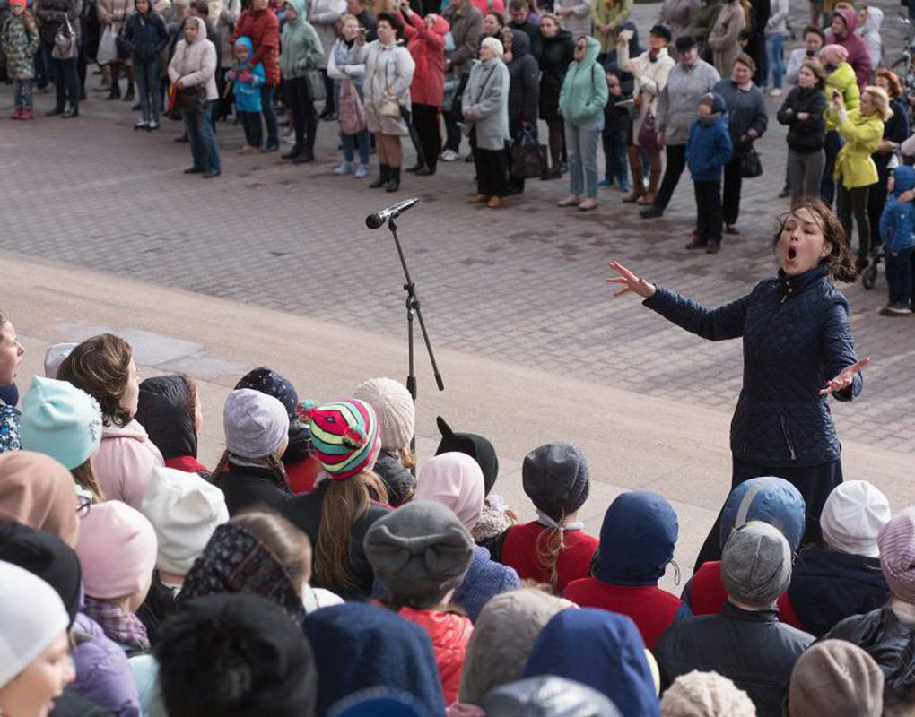 В день славянской культуры в Красноярске споют хором две тысячи человек 