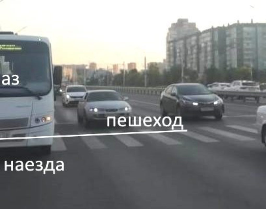 В Красноярске автобус сбил школьника