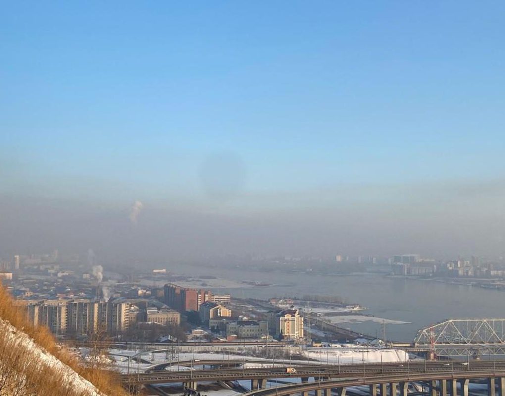 В воздухе Красноярска в 4,9 раз превышено содержание оксида азота