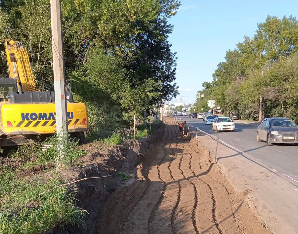В Красноярске стартовал дорожный ремонт на улице Волжской