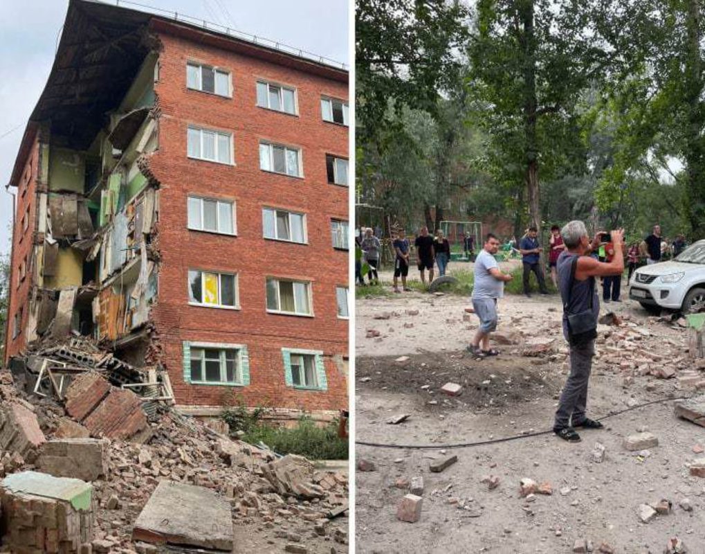При разрушении пятиэтажки в Омске есть пострадавшие